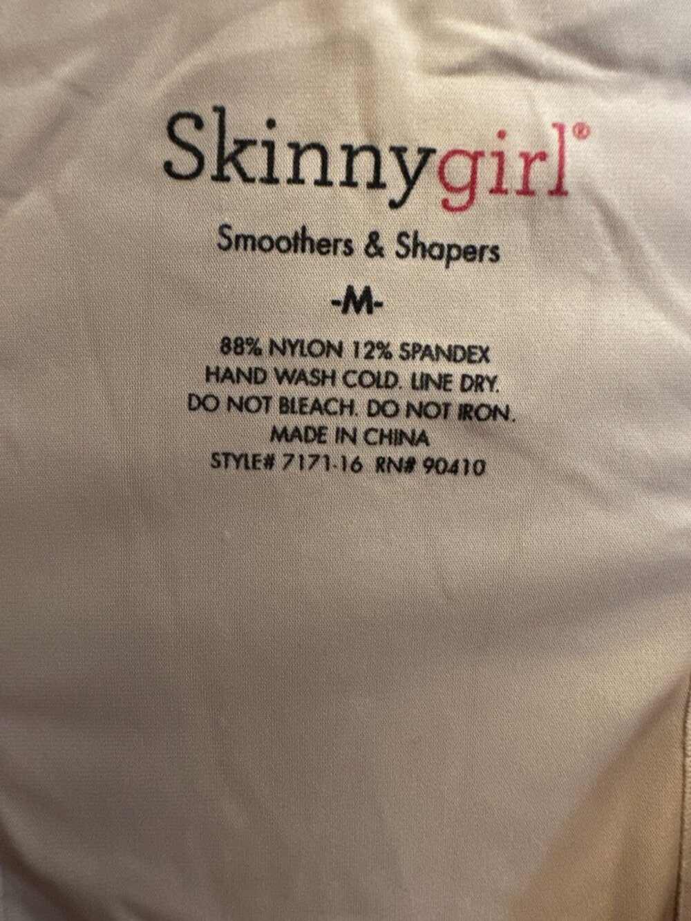 Skinnygirl by Bethenny Frankel Blush V-Neck Tank Top - Picture 3 of 3